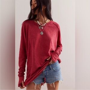 Free People Arden Long-sleeve Tee